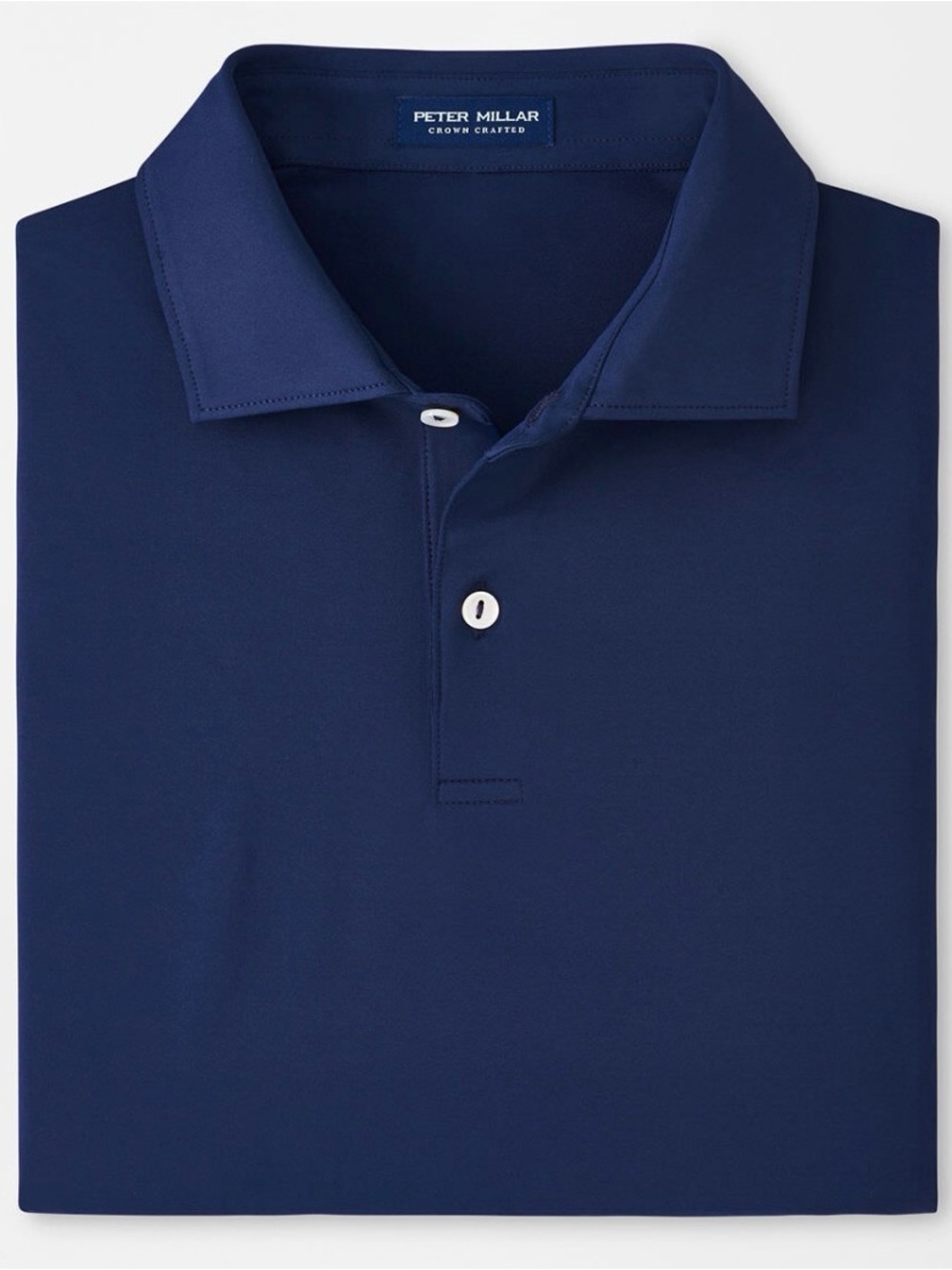 Peter Millar Crown Crafted Solid Performance Jersey Polo| Mens XXL| Navy